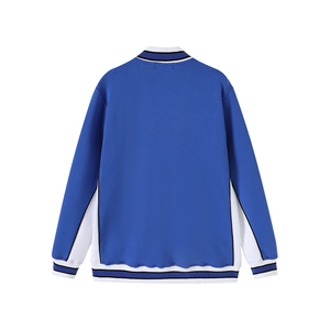 ชุดวอร์มลำลองพิมพ์ลายฤดูหนาวไซส์ใหญ่ Zeta Blue Fleece พร้อมแจ็คเก็ตปักตัวอักษรพรีเมียมสำหรับชมรมนักศึกษาและกางเกงจ็อกเกอร์สำหรับใส่ในมหาวิทยาลัย - Product Image 3