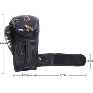 Guantes de Boxeo Profesionales de Piel Sintética Transpirable de Alta Calidad, Personalizados con Logotipo y Color, para Exteriores - Product Image 6