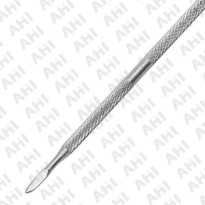 Best Quality Professional Stainless Steel Reusable Custom Logo Double Ended <b>Nail</b> Cuticle Pusher Straight Edge Cuticle Pusher - Product Image 4