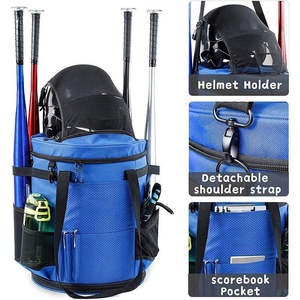 Bolsa de Béisbol con Ruedas Bagnex, Múltiples Bolsillos, Mochila Deportiva para Exteriores, Gran Capacidad 50-70L, Unisex, Poliéster 600D - Product Image 3