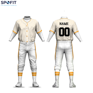 Tenue de baseball sur mesure, vêtements légers à séchage rapide, maillot et pantalon pour l'entraînement, les matchs et les compétitions professionnelles - Product Image 4
