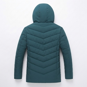 OEM Men's Thermal Hooded Jacket Warm Padded <b>Coat</b> for Hiking Camping and Casual Wear - Product Image 4