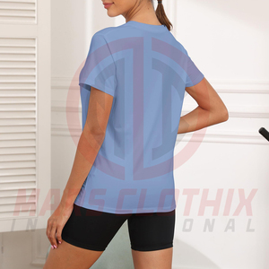 Yoga Fitness T <b>Shirt</b> For Ladies Soft Stretch Breathable Quick Dry Workout Gym Activewear Women Gym T <b>Shirts</b> - Product Image 2