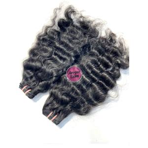 ผมต่ออินเดียแท้ 100% ยี่ห้อ Wholesale Arrow Exim แบบเรมี่  จัดเรียงเกล็ดผม  แบบดับเบิ้ลเวฟท์  ไม่ผ่านการแปรรูป  แบบมัดเป็นช่อ  ผมหยิกธรรมชาติ - Product Image 6