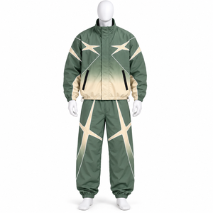 Ensemble de survêtement d'hiver unisexe personnalisé, veste coupe-vent décontractée, pull à fermeture éclair, survêtement à séchage rapide à vendre, fabriqué par AMSEC IND - Product Image 4