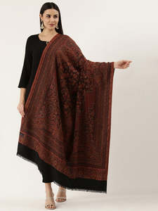 Luxury Women Kashmiri Pashmina Shawl Digital Print Floral Pattern Winter Warm <b>Wrap</b> Durable Soft Elegant Daily Use - Product Image 1