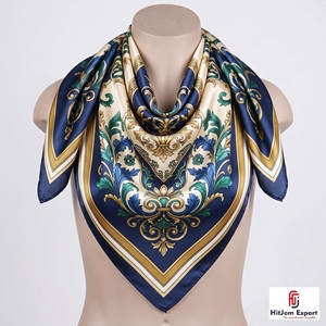 Fabricant d'écharpes imprimées en satin, vente en gros, OEM, ODM, marque privée, design personnalisé, cadeau promotionnel, Kenya, Nigéria, Ghana - Product Image 2