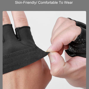 Guantes de Ciclismo de Medio Dedo Personalizables de Alta Calidad, Secado Rápido, Poliéster Ecológico, Ligeros, para Fitness y Gimnasio - Product Image 3