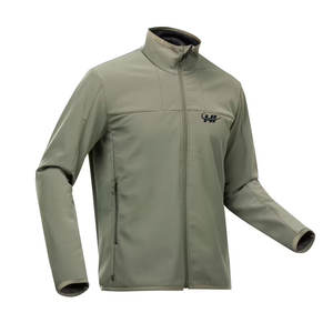 Veste softshell pour homme personnalisée, écologique, col montant, logo sur le devant, légère, respirante, pour l'hiver - Product Image 1