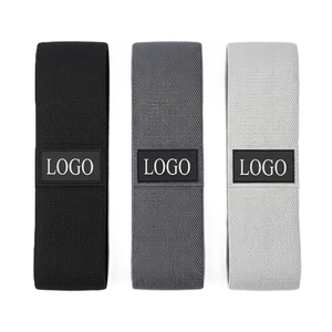 Bandas de Cadera con Logotipo Personalizado, Bandas de Tela Antideslizantes para Glúteos, 3 Niveles de Resistencia para Yoga, Ejercicios de Cadera y Glúteos, Set para Gimnasio en Casa con Bolsa de Transporte - Product Image 2