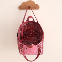 Sac fourre-tout oversize patchwork imprimé cachemire, sac à bandoulière grande capacité, sac de voyage bohème pour femme, vente en gros