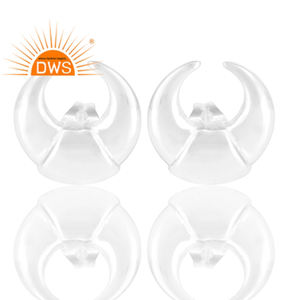 Classic Vintage Indian Collection <b>Solid</b> 925 Fine Sterling Plain <b>Silver</b> Stud <b>Earrings</b> Jewelry Manufacturer - Product Image 4