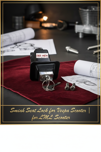 ชุดล็อคที่นั่งด้านหลังขนาดเล็กสำหรับสกู๊ตเตอร์ |   เหล็กกล้าอ่อนและโลหะผสมสังกะสีที่ทนทาน ยี่ห้อ DEE INDIA OVERSEAS รับประกัน 6 เดือน - Product Image 2