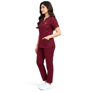Medical Comfortable Design Suitable For Nursing Hospital Clinic Women <b>Scrub</b> Uniform Premium <b>Work</b> Clothing Soft Breathable - Product Image 3