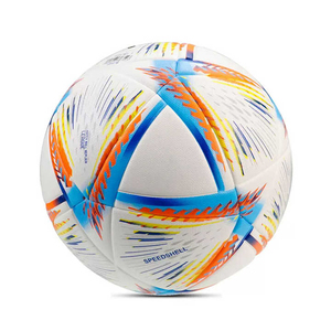 Balón de Fútbol SHARISSA INTERNATIONAL WA-FB-025 Blanco y Azul de PU con Impresión por Sublimación para Todas las Temporadas, Uso en Exteriores, Entrenamiento, Adulto XL - Product Image 5