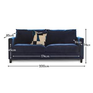 Conjunto de muebles de sofá de jardín para interiores, conjunto de sofá largo, diseño moderno hecho de madera de teca antigua y espuma cómoda y tela lisa - Product Image 5