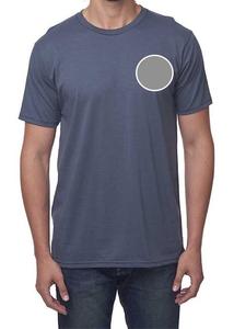 Camiseta de algodón 100% para hombre, cuello redondo, manga corta, 180 gramos, peso de tela, método de tejido no tejido - Product Image 6