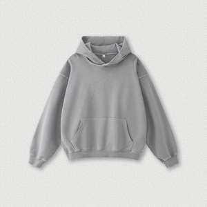 Ensemble sweat à capuche et pantalon de jogging oversize en coton épais pour homme, style streetwear automne, effet délavé soleil, 400 g/m², délavé à l'acide, effet vieilli - Product Image 5