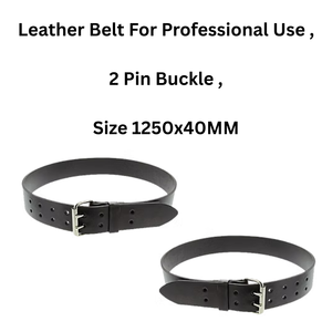 Ceinture à outils Ceinture à outils en cuir fendu de qualité professionnelle avec double avec boucle à 2 broches | Cuir 1250x40MM de qualité professionnelle - Product Image 3