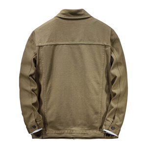 Service OEM, prix bas, vestes en jean pour hommes, design personnalisé, col rabattu, veste en jean élégante et délavée pour hommes, en vente - Product Image 2