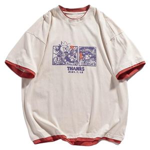 T-shirt de sport formel homme/femme, col roulé, coupe classique confortable, qualité durable, tissu tricoté lourd et écologique - Product Image 1