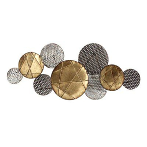 Popular Iron Metal Wall Art <b>Decor</b> with Leaf Design for Living Room and Hallway <b>Spaces</b> <b>Decorative</b> Golden Wall Arts - Product Image 3