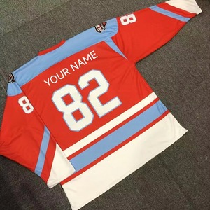 Maillot de hockey sur glace sublimé 100% polyester, maillot de sport, vêtements de hockey sur glace personnalisés professionnels - Product Image 4