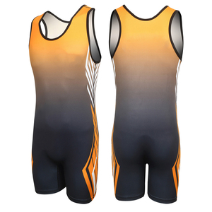Vêtements de sport en polyester, sublimation, maillots de lutte athlétique pour enfants et jeunes, entraînement de musculation, personnalisés, haute qualité - Product Image 5