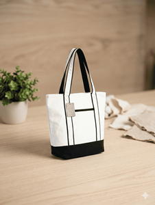 Bolsa de Lona de Algodón con Logotipo Personalizado, Bolsas de Compras Reutilizables, Cierre de Cremallera Resistente, Venta al Por Mayor, Impresión OEM - Product Image 2