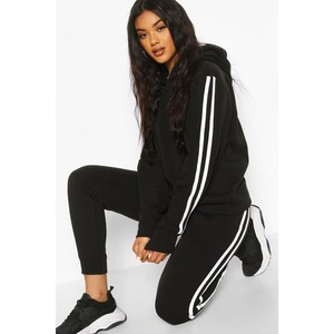 Ensemble de survêtement unisexe jaune léopard à manches longues, col rond, sweat-shirt décontracté et pantalon avec poches latérales, taille élastique, vêtements d'hiver - Product Image 4