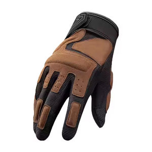Guantes de Motocicleta Transpirables Antideslizantes de Cuero y Spandex para Dedos Completos, Guantes Deportivos para Motociclismo y Carreras con Pantalla Táctil - Product Image 2