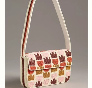 Colorful Seed Beaded <b>Storage</b> <b>Bag</b> Boho Shoulder Handbag for Women Party Handmade Embroidery Crossbody Purse Designer Fashion <b>Bag</b> - Product Image 3