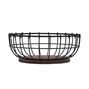 Panier à fruits en fer tendance, panier décoratif pour légumes à poser sur la table, utilisations domestiques et en cuisine, taille et forme personnalisées - Product Image 2