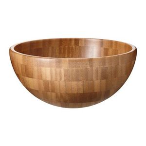 Bol de service de style américain en bois de manguier, écologique, léger, fait main, durable, pour la décoration de la maison et la présentation des aliments lors de fêtes - Product Image 2