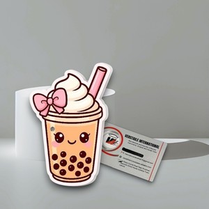 แผ่นแม่เหล็กอะคริลิคสำหรับต่อขนตา รูปหัวใจสีชมพู ประดับโบว์และเพชร น่ารัก - Product Image 3