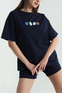 Camiseta de Algodón Sólido Ever Glow para Mujer, Talla Grande, con Bolsillo, Cuello Redondo, Casual, Manga Larga, Ecológica, de Secado Rápido - Product Image 4