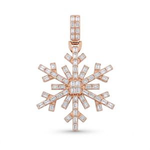 SHRAMAN DIAMOND Pendentifs Breloques Vintage Céleste Personnalisés en Argent Sterling 925 Plaqué Rhodium avec Moissanite Taille Baguette Style Hip Hop - Product Image 5