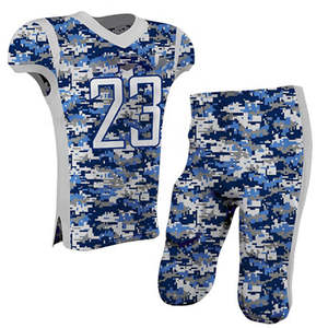 Nouveau design, uniforme de football américain taille adulte, 100% polyester, manches courtes, logo pour équipe, faible MOQ, maillot de football américain - Product Image 4