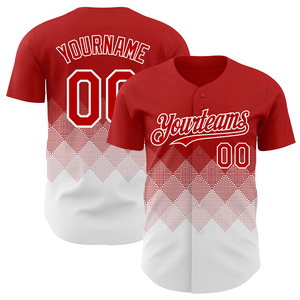 Parche de Logotipo Bordado con Impresión por Sublimación Premium, Uniforme de Equipo, Ropa Deportiva, Ropa de Club de Alto Rendimiento, Camisetas Cortas OEM Blancas y Rojas - Product Image 1