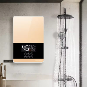 Calentador de Agua Eléctrico Instantáneo de Acero Inoxidable de Alta Calidad de 6000 W y 220 V con Botón Táctil LED, Montado en la Pared, para Uso en Hoteles y Hogares - Product Image 3