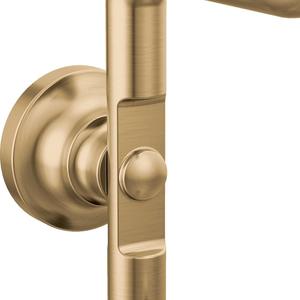 Porte-serviettes mural en métal haute résistance à double crochet, résistant à la rouille - Product Image 2