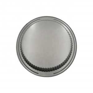 Moule à tarte rond de 26 cm, en acier épais avec une large poignée. Revêtement antiadhésif de qualité supérieure, idéal pour la pâtisserie maison - Product Image 3