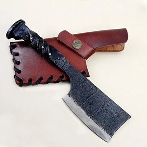 Cuchillo de Cocina Jexmoo Hecho a Mano, Estilo Medieval, Acero de Damasco Forjado, Hoja Multifuncional, Regalo DIY OEM para Chef - Product Image 4