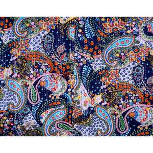 Juego de Edredón Artesanal de Algodón Orgánico Estampado, Ecológico, de Lujo, Tradicional, Kantha, Vintage, Transpirable, para Todas las Estaciones, para Hotel - Product Image 6