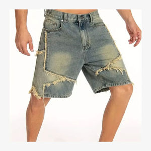 Shorts en jean pour homme confortables, de haute qualité, respirants et coupe-vent, pour un usage quotidien, style urbain décontracté, personnalisables - Product Image 6