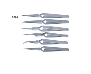 Pince à épiler anti-magnétique de haute qualité Cross Lock Nos. Outils de fabrication de bijoux 2-3-5-7-5A-AA, utilisés pour la fabrication de bijoux, vente en gros. - Product Image 3