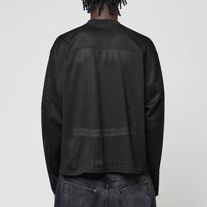 Jersey de Fútbol Americano Personalizado OEM, Estilo Urbano, Manga Larga, Micro Malla, 100% Poliéster, Impresión Serigráfica - Product Image 3