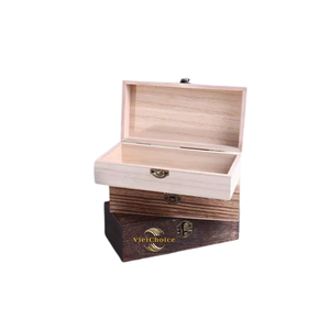 Natural Wooden <b>Square</b> Chest Handmade Storage for Home Organization Decoration Classic Design Waterproof & Durable Multifunction - Product Image 1