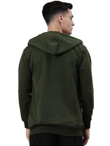 Sweat à capuche zippé pour homme de qualité supérieure, 100% coton, hiver, impression personnalisée OEM/ODM, MOQ, livraison rapide, service mondial - Product Image 3