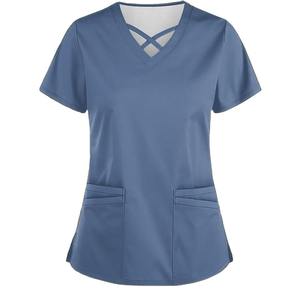 Uniformes Médicos Transpirables de Último Diseño para Mujer, Uniformes de Enfermería Elegantes, Conjuntos de Uniformes Médicos de Enfermería para Mujer, Pakistán - Product Image 2